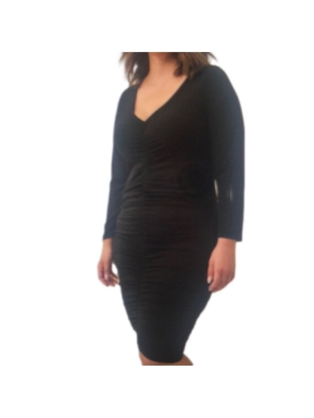 NWT Torrid Long Sleeve Midi Jersey Bodycon Dress